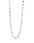 18k yellow gold with brown diamonds icicle diamond chain necklace