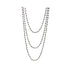 34" rough cut black diamond necklace