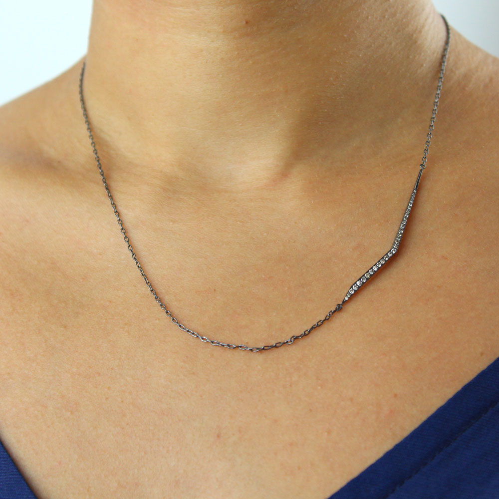  diamond trace necklace