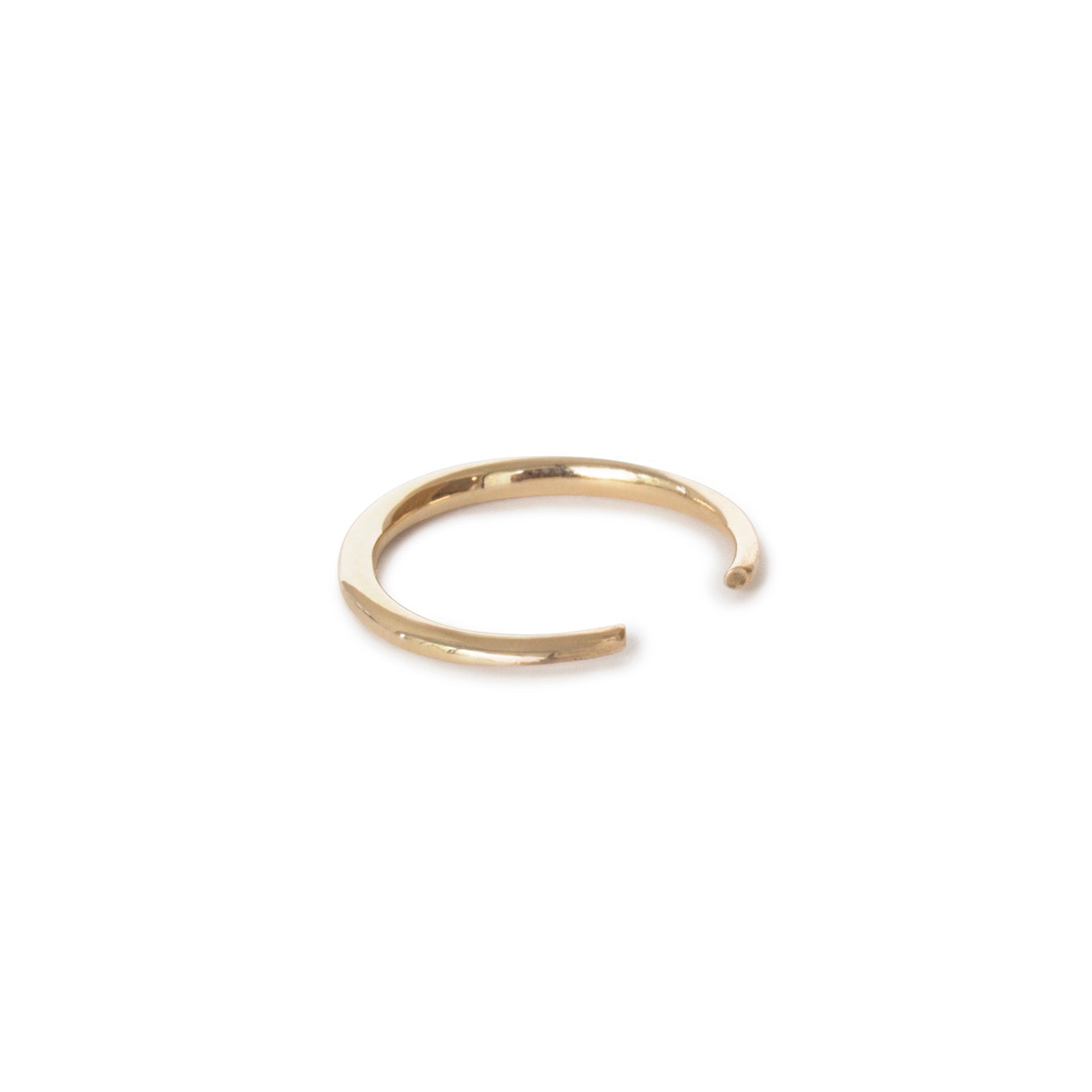 bronze / thin arpent stacking rings